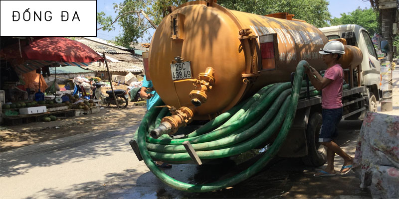 Hút bể phốt tại Đống Đa Hà Nội