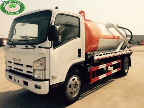 Xe hút bể phốt ở hải phòng công ty Tràng An