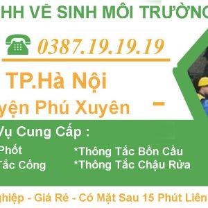 #1 Hút Bể Phốt Tại Huyện Phú Xuyên【Tràng An 】5OK -BH 1O Năm