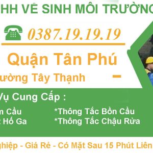 #1 Rút Hầm Cầu Tại Tây Thạnh Tân Phú【Tràng An 】5OK – BH 3 Năm