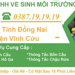 #1 Hút Hầm Cầu Huyện Vĩnh Cửu Đồng Nai【Tràng An 】5OK – BH 3 Năm