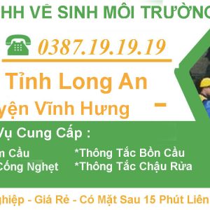 #1 Hút Hầm Cầu Huyện Vĩnh Hưng Long An【Tràng An 】5OK