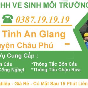 #1 Hút Hầm Cầu Huyện Châu Phú An Giang【Tràng An 】- BH 3 Năm