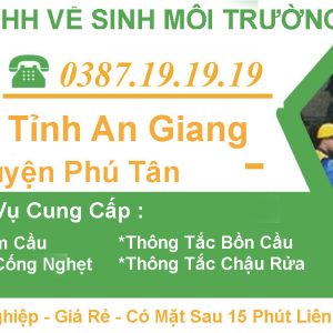 #1 Hút Hầm Cầu Huyện Phú Tân An Giang【Tràng An 】- BH 3 Năm