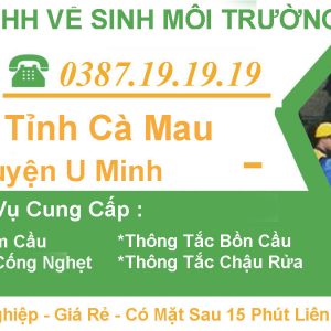 #1 Hút Hầm Cầu Huyện U Minh Cà Mau【Tràng An 】- BH 3 Năm