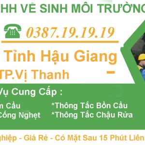 #1 Hút Hầm Cầu TP Vị Thanh Hậu Giang【Tràng An 】- BH 3 Năm
