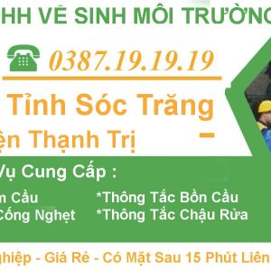 #1 Hút Hầm Cầu Huyện Thạnh Trị Sóc Trăng【Tràng An 】- BH 3 Năm