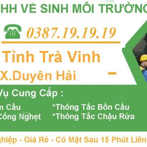 #1 Hút Hầm Cầu Thị Xã Duyên Hải Trà Vinh【Tràng An 】- BH 3 Năm