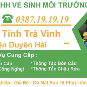 #1 Hút Hầm Cầu Huyện Duyên Hải Trà Vinh【Tràng An 】- BH 3 Năm