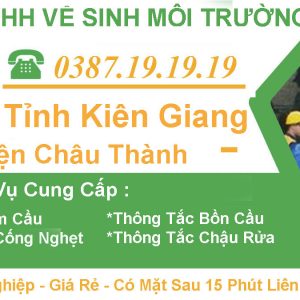 #1 Rút Hầm Cầu Châu Thành Kiên Giang【Tràng An 】50K – BH 3 Năm