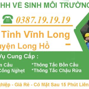 #1 Hút Hầm Cầu Huyện Long Hồ Vĩnh Long【Tràng An 】5OK – BH 3 Năm