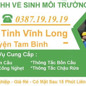 #1 Hút Hầm Cầu Huyện Tam Bình Vĩnh Long【Tràng An 】- BH 3 Năm