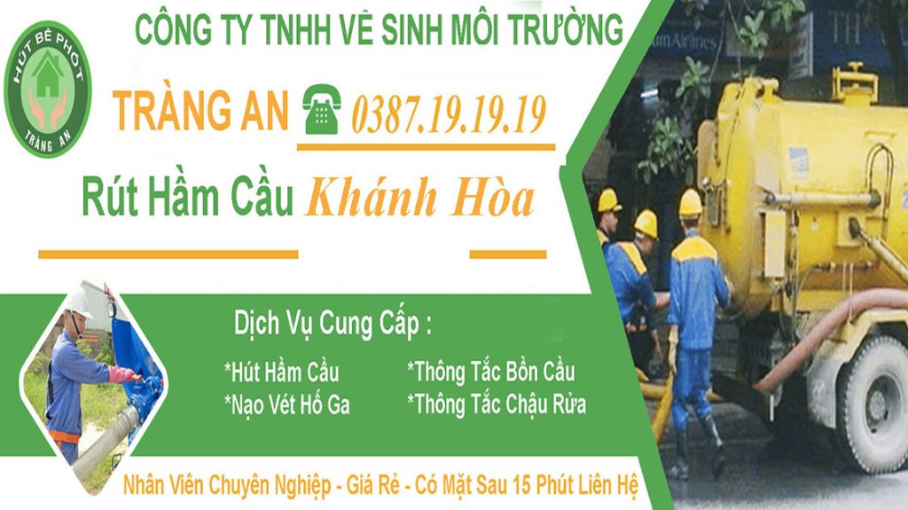 Hút Hầm Cầu Khánh Hòa Giá Rẻ 5ok【tràng An】 Bh 1o Năm