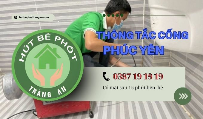Thông Tắc Cống Tại Phúc Yên【tràng An】5ok – Bh 5 Năm