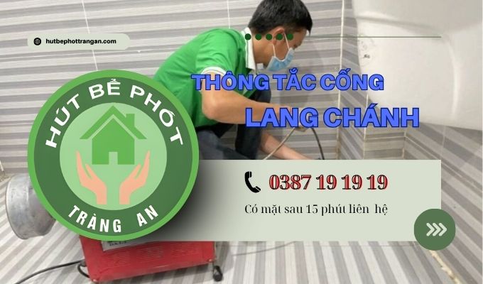 Thông Tắc Cống Tại Huyện Lang Chánh
