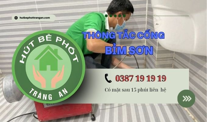 Thông Tắc Cống Tại Bỉm Sơn【tràng An】5ok – Bh 5 Năm