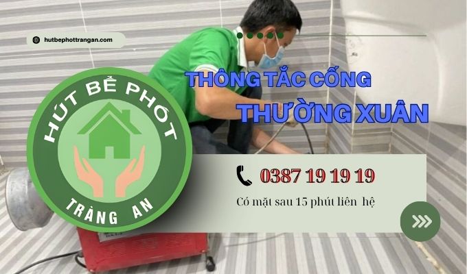 Thông Tắc Cống Tại Huyện Thường Xuân