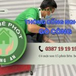 Thông Cống Nghẹt Thị Xã Gò Công【tràng An】5ok – Bh 5 Năm