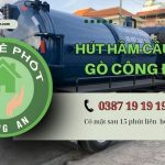 Hút Hầm Cầu Gò Công Đông【tràng An】5ok – Bh 5 Năm