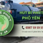 Hút Bể Phốt Tại Phổ Yên❤️5ok – Bh 3 Năm